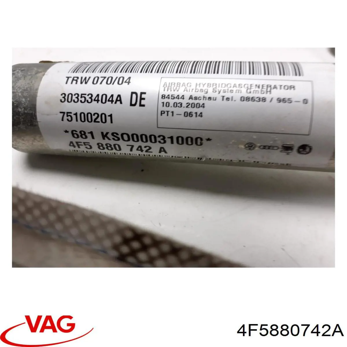 4F5880742A VAG Подушка безпеки, збоку права айрбег