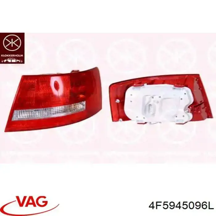 Фара задня права зовнішня VAG 4F5945096L
