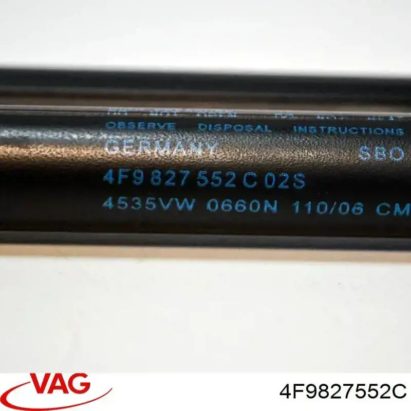 Амортизатор кришки багажника VAG 4F9827552C
