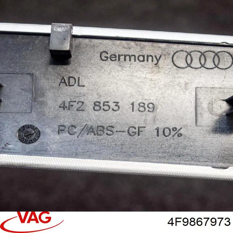 Накладка задньої 3-й/5-й двері Audi A6 Allroad (4FH) (Ауді A6)