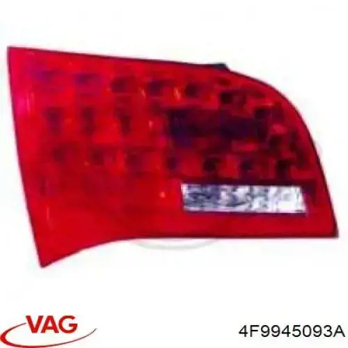 Купити 4F9945093A VAG Ліхтар задній лівий, внутрішній