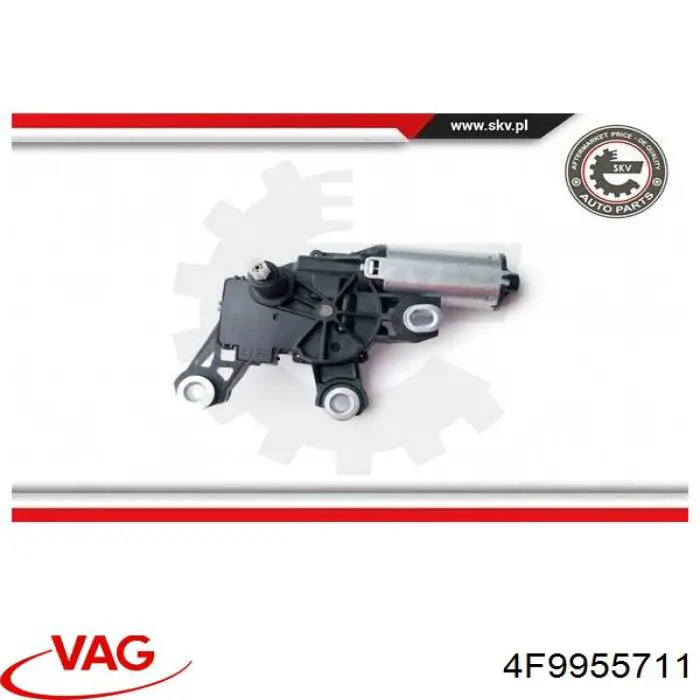 Склоочисник дверей задка VAG 4F9955711 ціна, від 56.41 USD