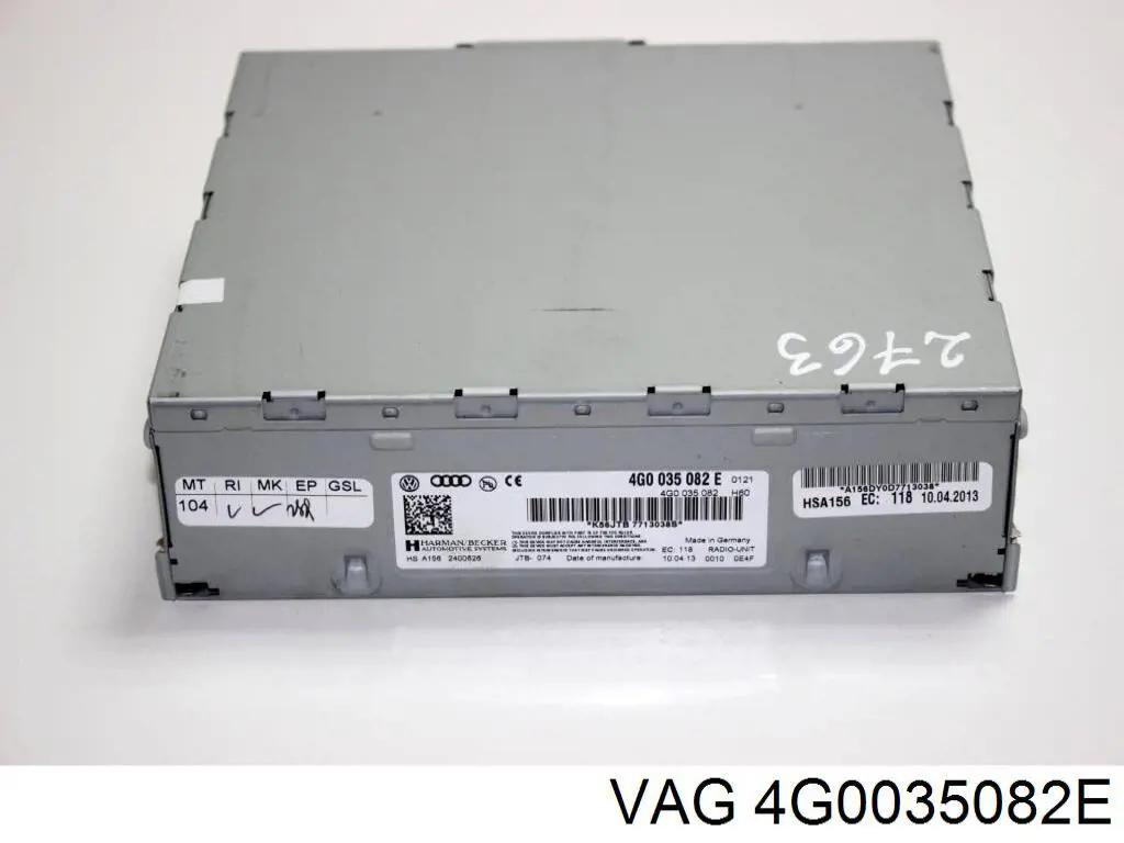 Магнітола (радіо AM/FM) VAG 4G0035082E ціна, від 123.45 USD