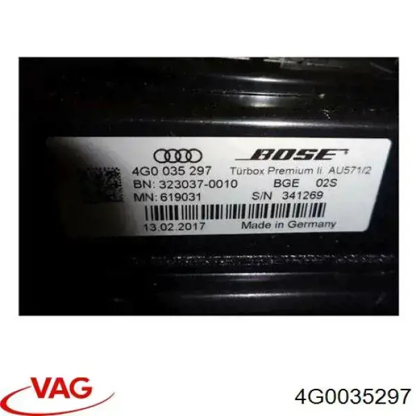 Динамік передньої двері VAG 4G0035297 ціна, від 63.33 USD