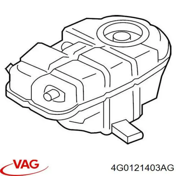 4G0121403AG VAG бачок системи охолодження, розширювальний
