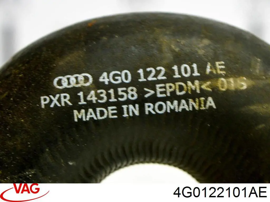 Шланг/патрубок радіатора охолодження, верхній VAG 4G0122101AE ціна, від 22.18 USD