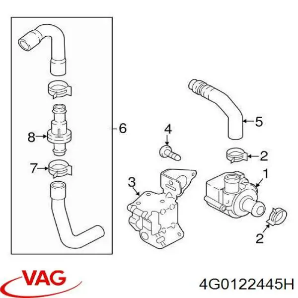 4G0122445H VAG 
