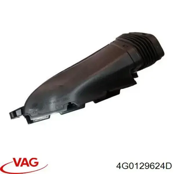 Патрубок повітряний, вхід повітряного фільтра VAG 4G0129624D