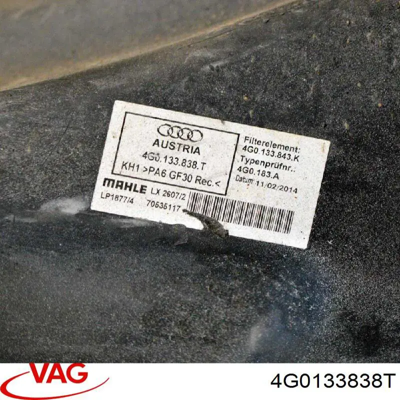  4G0133838T VAG