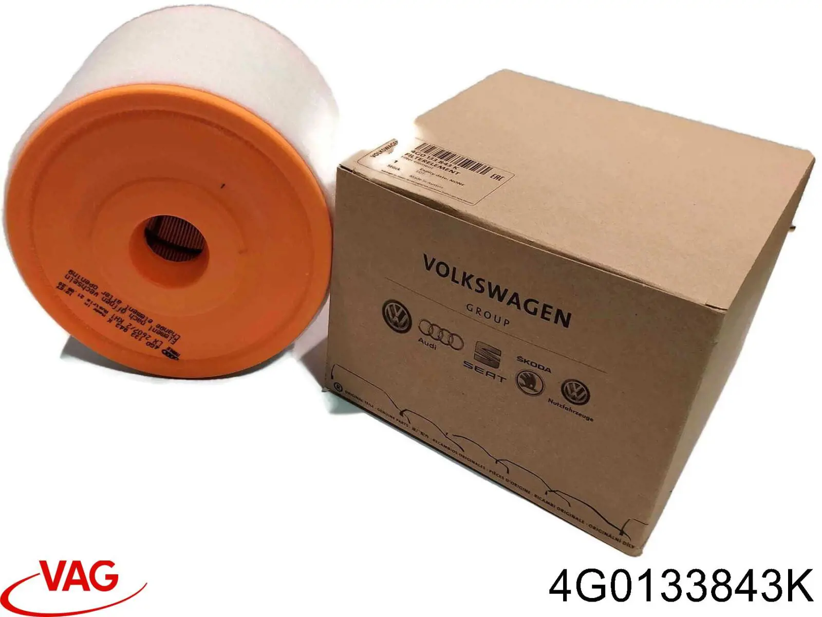 4G0133843K VAG Повітряний фільтр двигуна