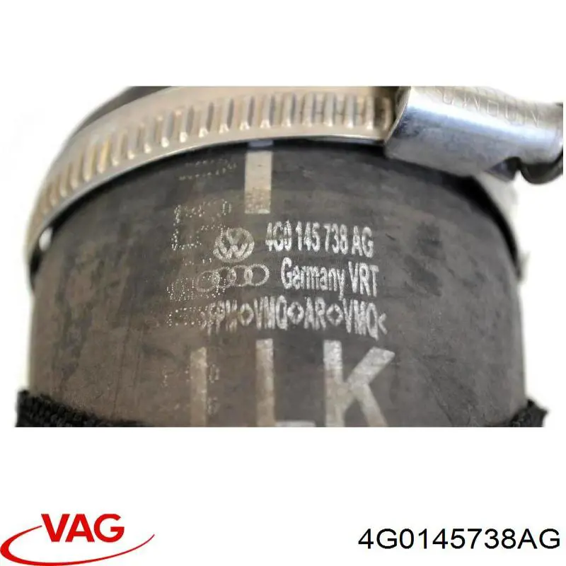 Шланг/патрубок інтеркуллера VAG 4G0145738AG