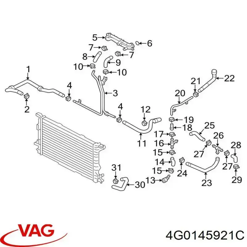 Купити 4G0145921C VAG 