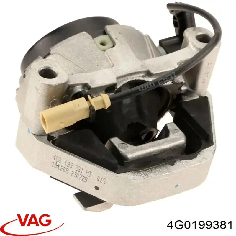Подушка (опора) двигуна, ліва 4G0199381MP VAG