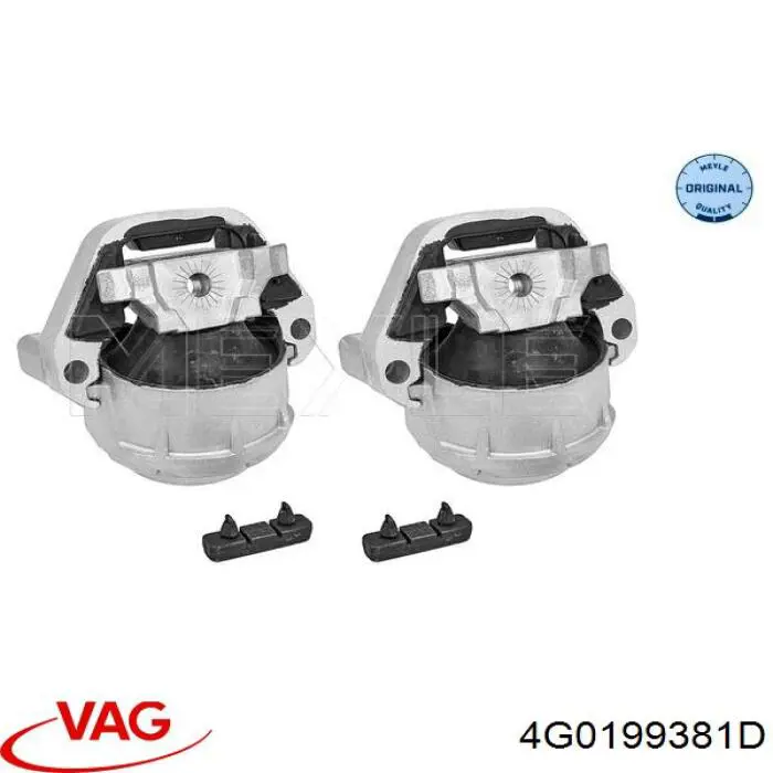 Купити 4G0199381D VAG Подушка (опора) двигуна, ліва