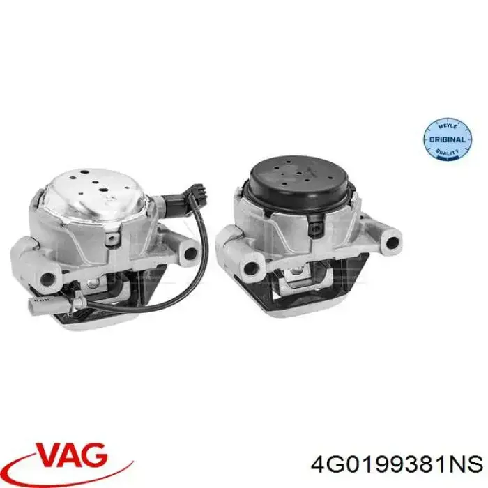 Подушка (опора) двигуна, ліва 4G0199381NS VAG