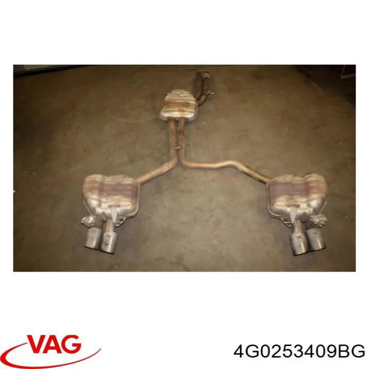Глушник VAG 4G0253409BG ціна, від 165.56 USD