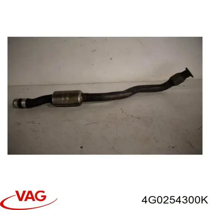 4G0254300K VAG Труба вихлопна, від каталізатора до глушника