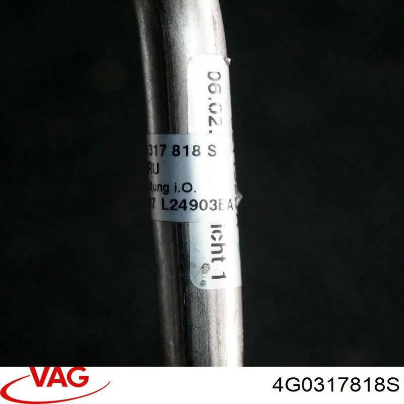 Трубка/шланг охолодження АКПП, подача 4G0317818S VAG