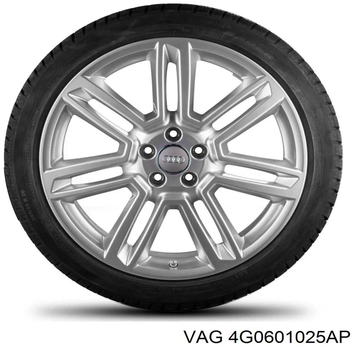 4G0601025AP VAG Диски колісні литі (легкосплавні, титанові)