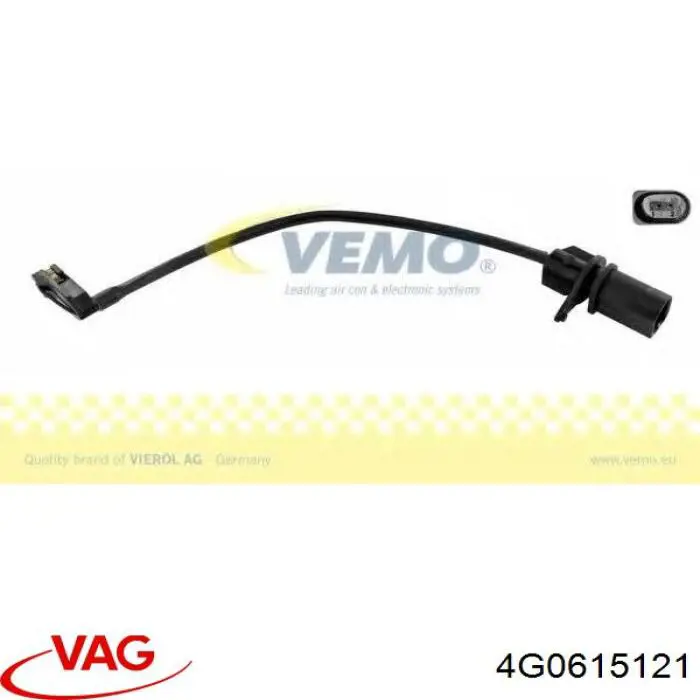Датчик зносу гальмівних колодок, задній VAG 4G0615121 ціна, від 6.33 USD