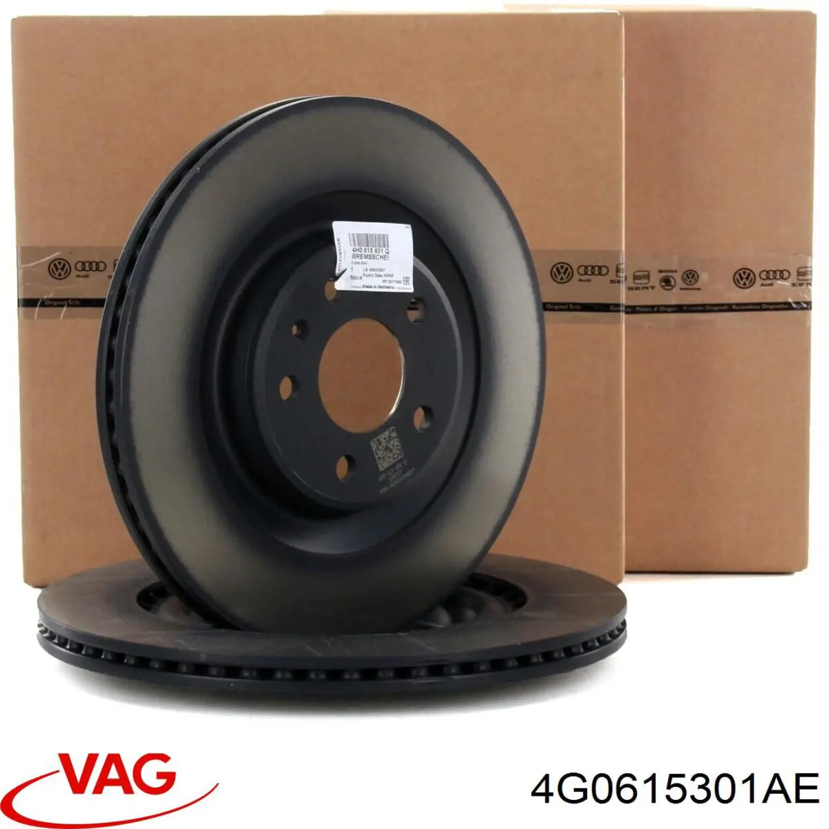 Гальмівні диски передні 4G0615301AE VAG