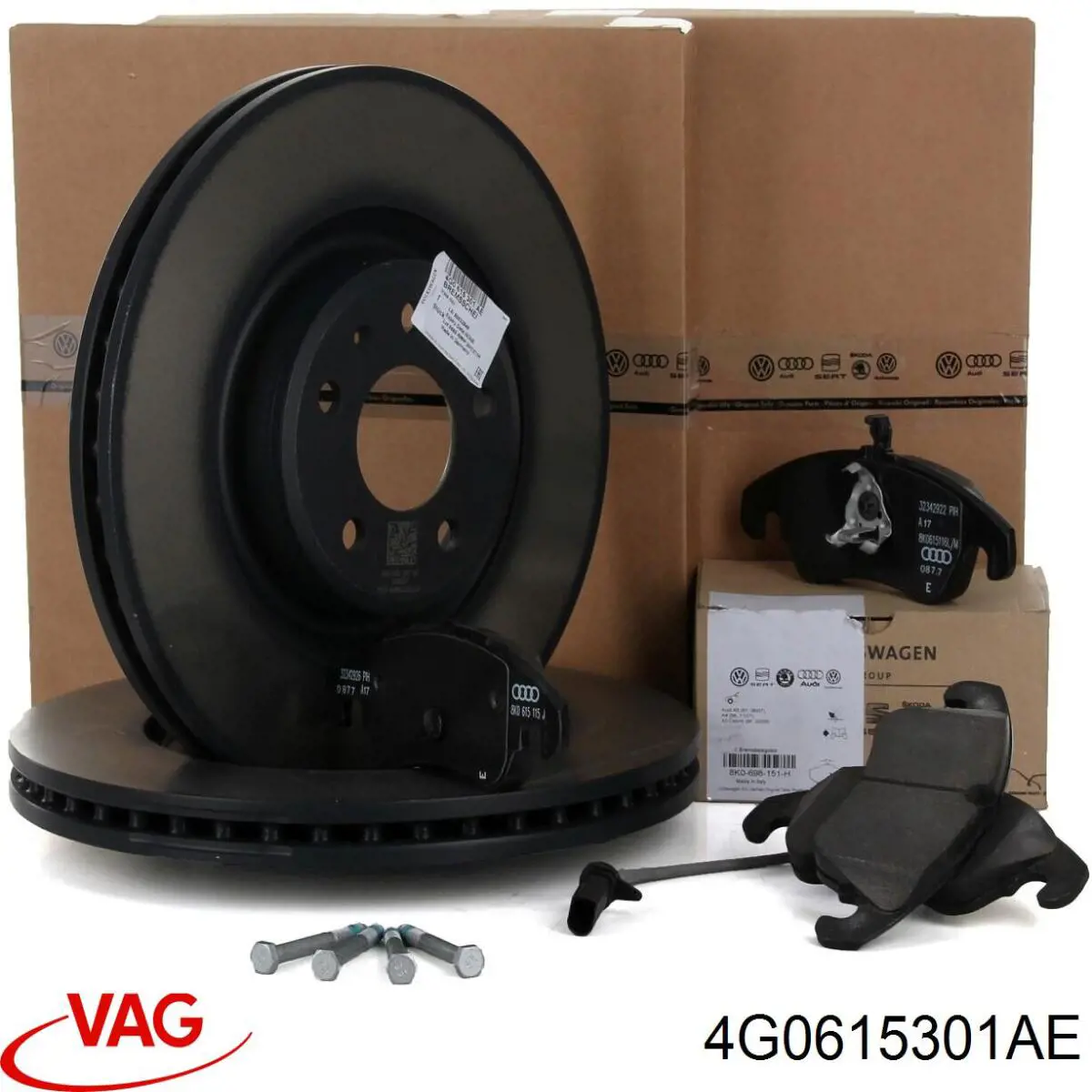 Диск переднього гальма VAG 4G0615301AE ціна, від 111.64 USD