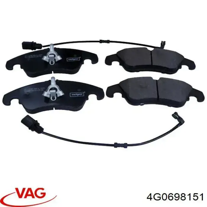 4G0698151 VAG Передні гальмівні колодки