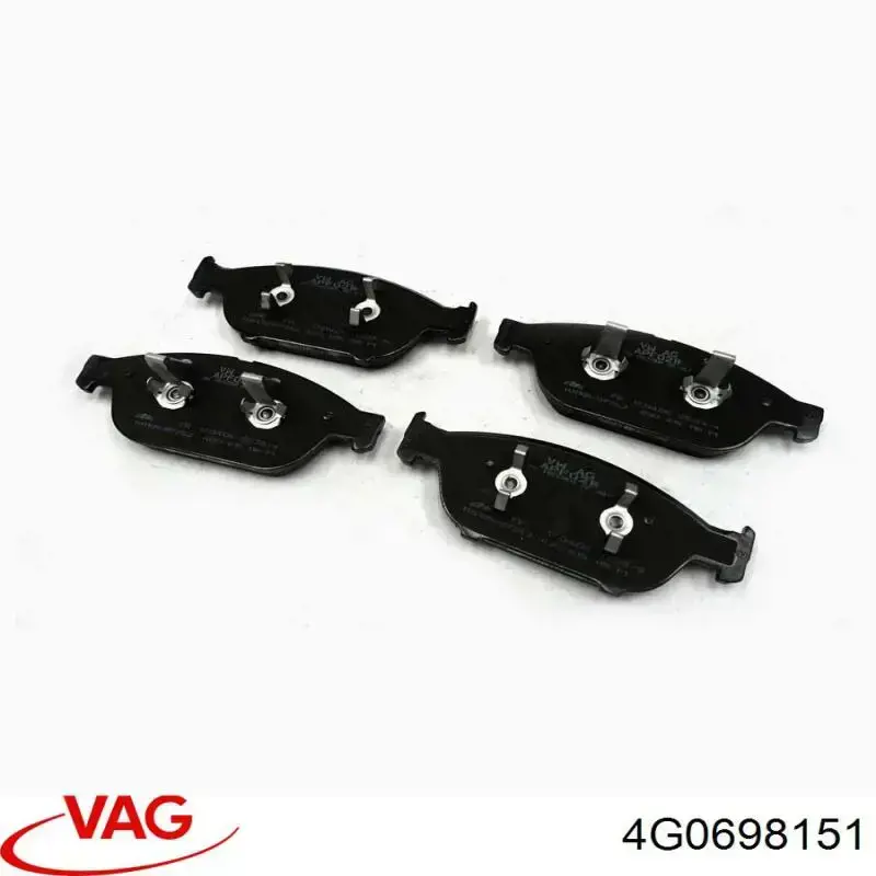 4G0698151 VAG Передні гальмівні колодки