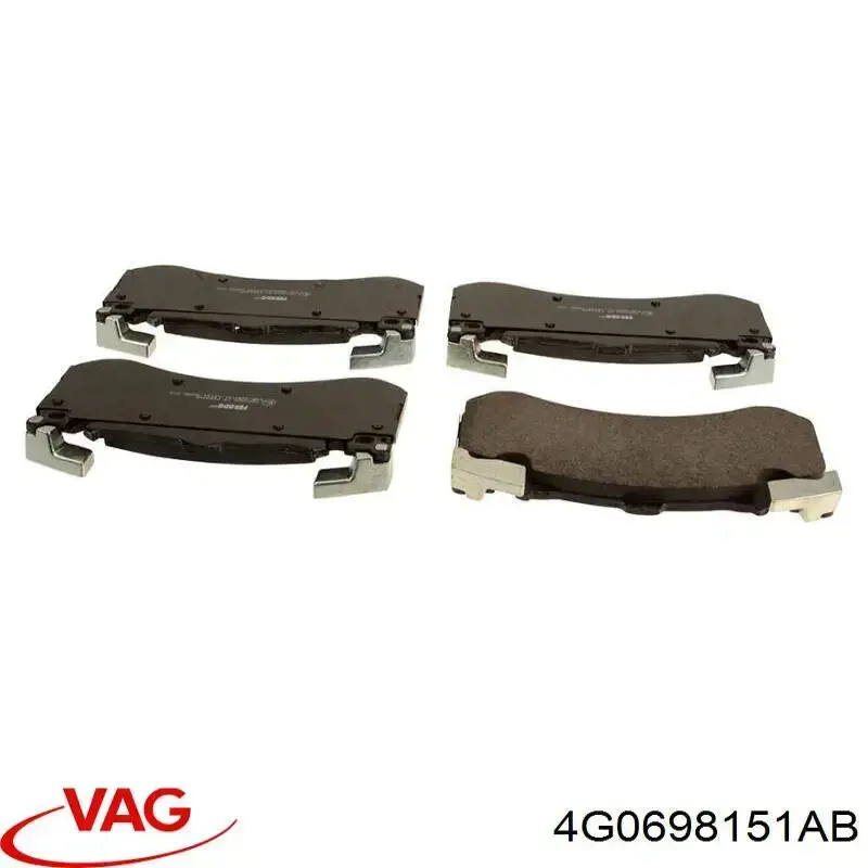 4G0698151AB VAG Передні гальмівні колодки