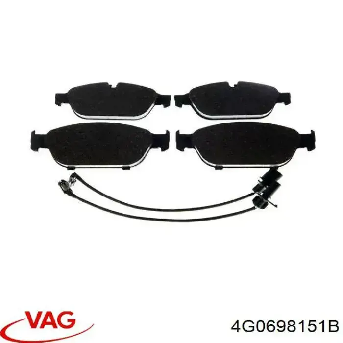 Гальмівні колодки VAG 4G0698151B ціна, від 117.71 USD