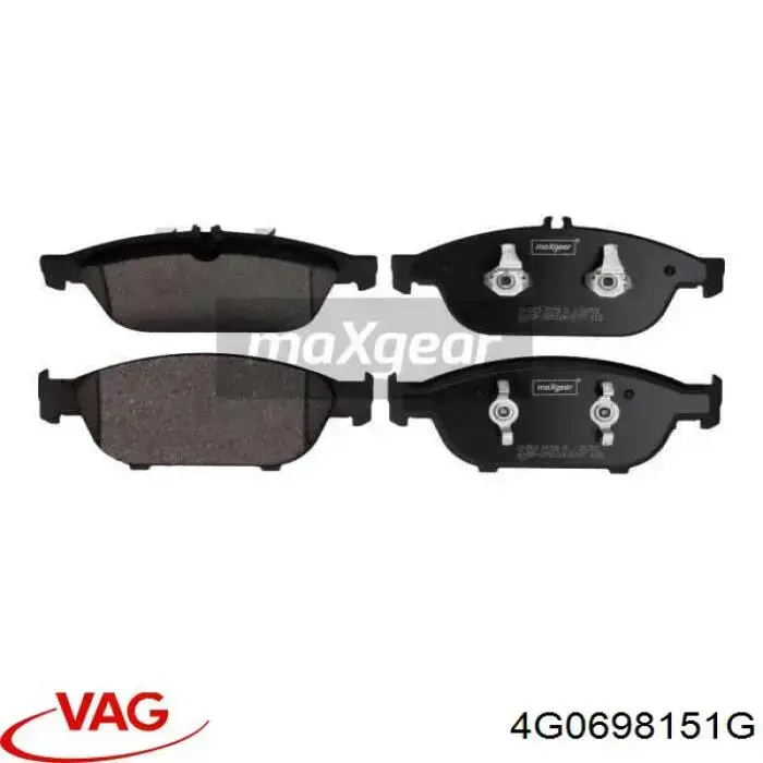 Передні тормозні колодки 4G0698151G VAG