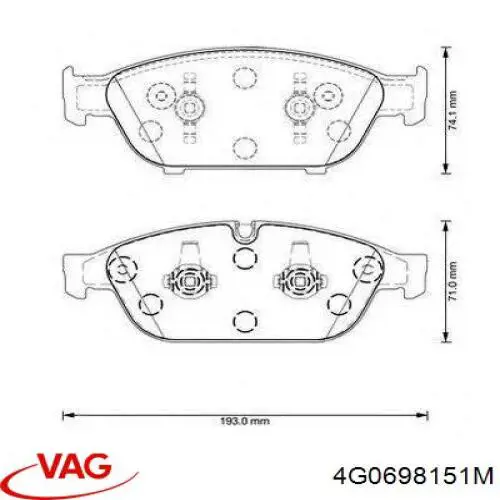 Гальмівні колодки VALEO 302720 ціна, від 76.76 USD