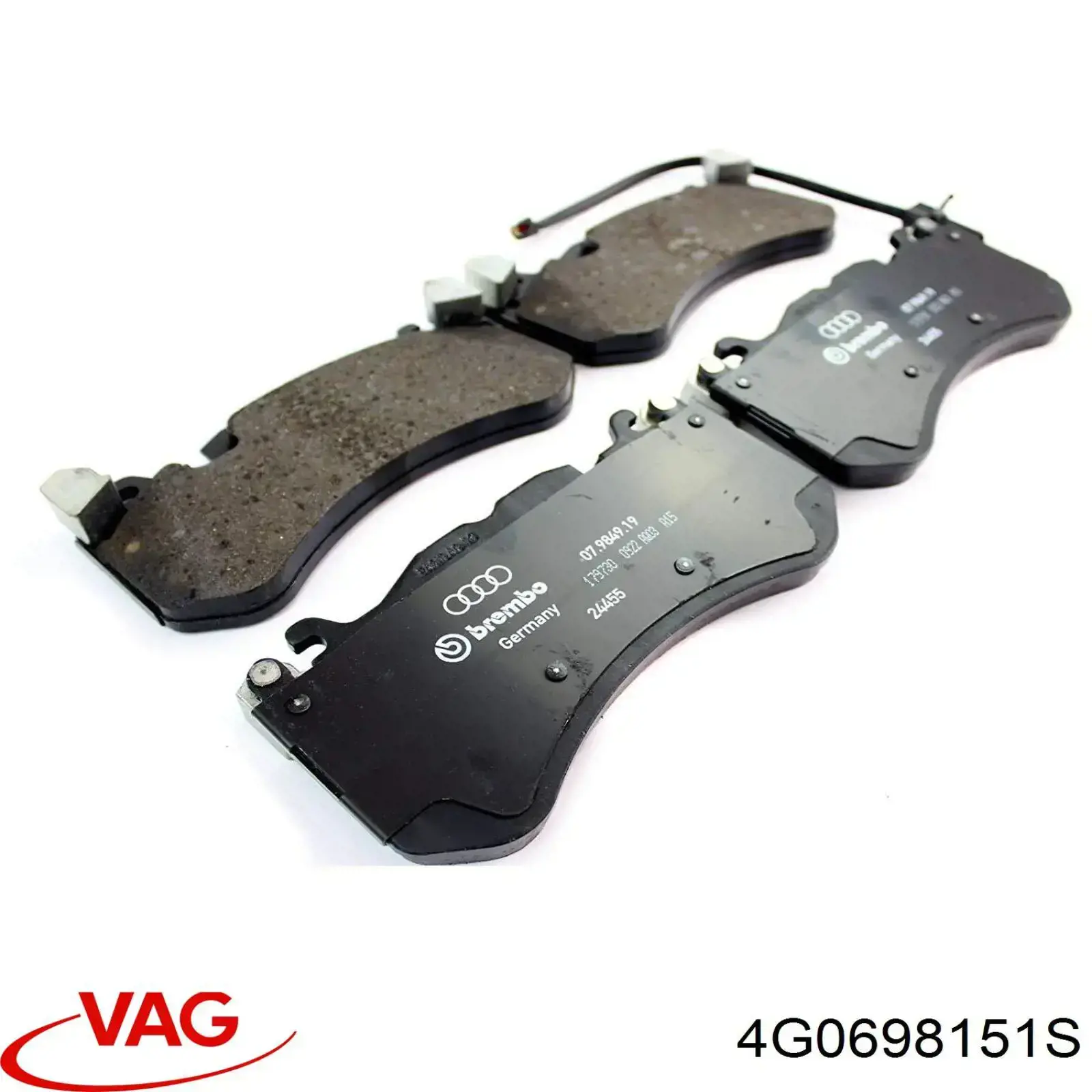 4G0698151S VAG Передні гальмівні колодки