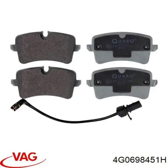 Задні дискові колодки VAG 4G0698451H