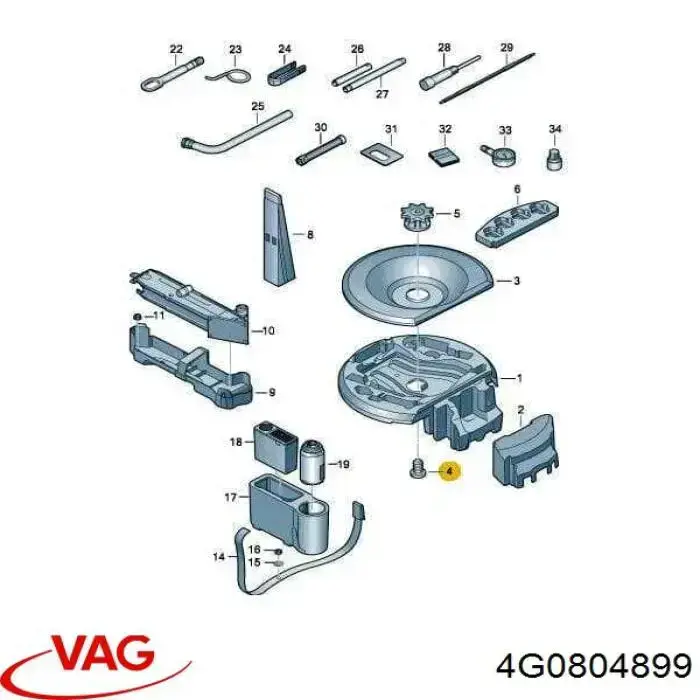 Купити 4G0804899 VAG 