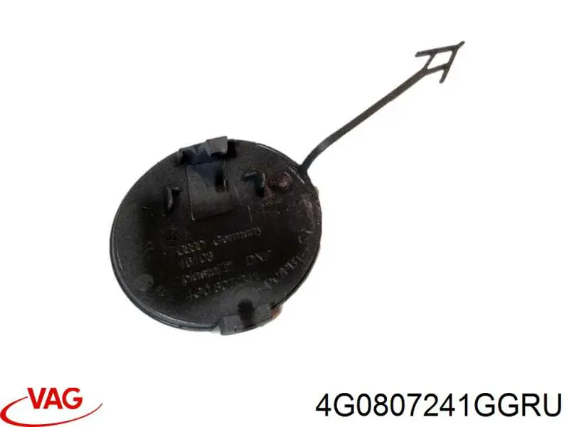 4G0807241GGRU VAG Заглушка бампера буксирувального гака, передня