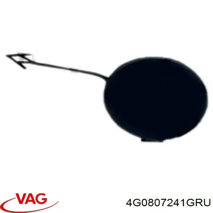 4G0807241GRU VAG заглушка бампера буксирувального гака, передня