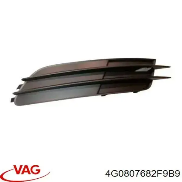 Решітка переднього бампера, права VAG 4G0807682F9B9 ціна, від 28.12 USD