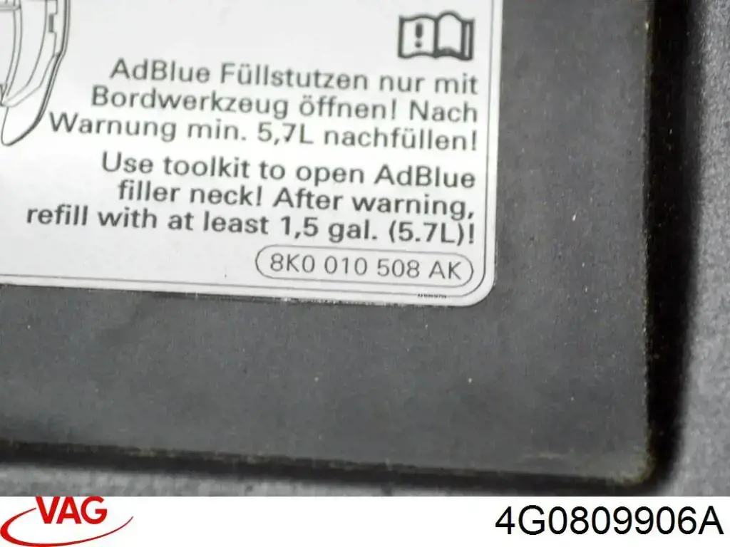  VAG 4G0809906A