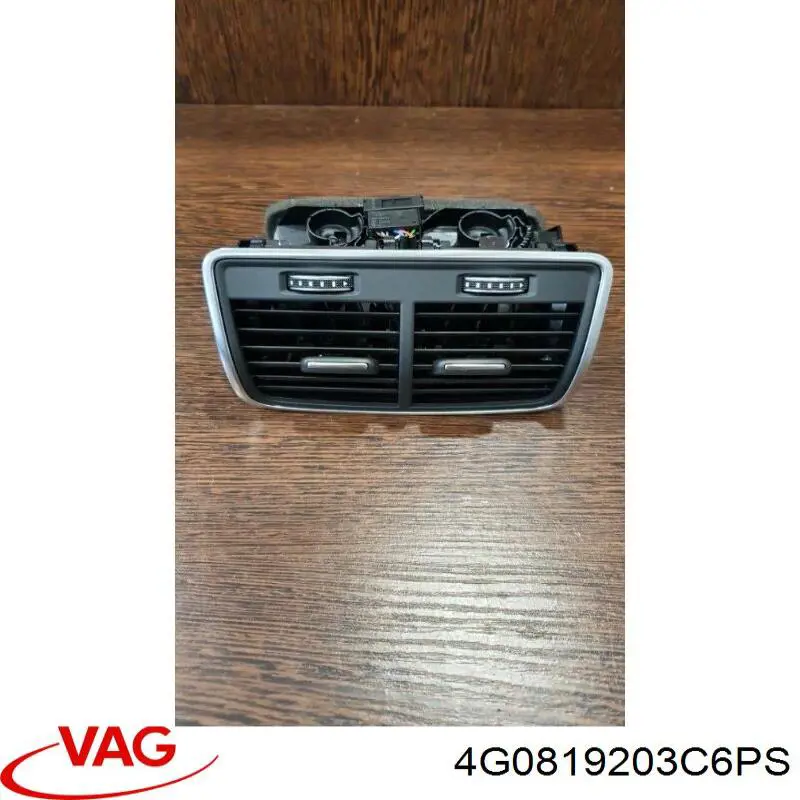 4G0819203C6PS VAG Решітка вентиляції салону в підлокітнику, задня
