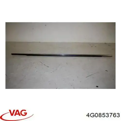 4G0853763 VAG Молдинг опускного скла двері задньої, лівої