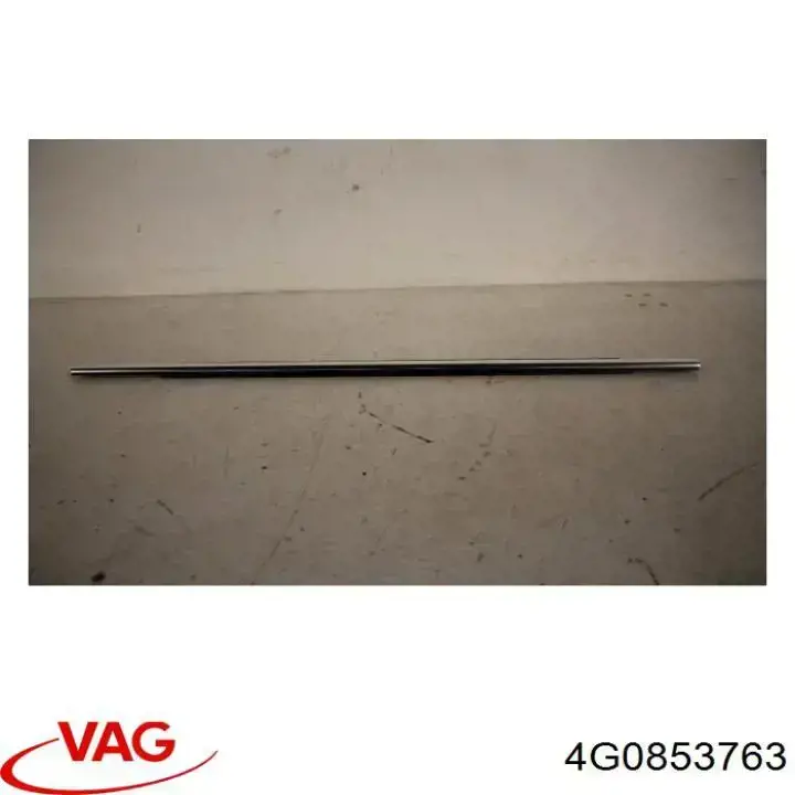 Молдинг опускного скла нижній, двері задньої, лівої VAG 4G0853763 ціна, від 12.51 USD