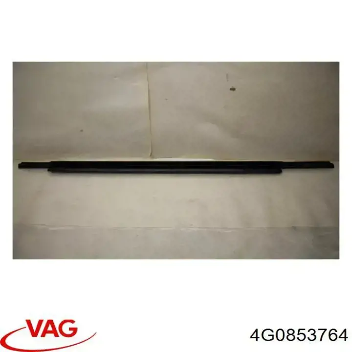 Купити 4G0853764 VAG Молдинг опускного скла нижній, двері задньої, правої