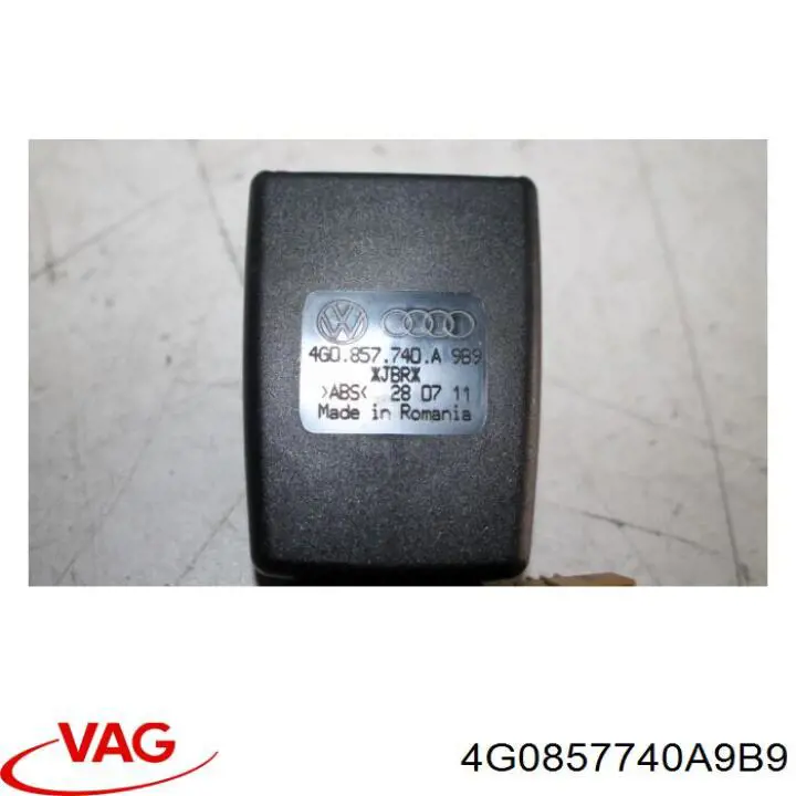 Замок фіксації ременя безпеки задній правий VAG 4G0857740A9B9 ціна, від 5.56 USD