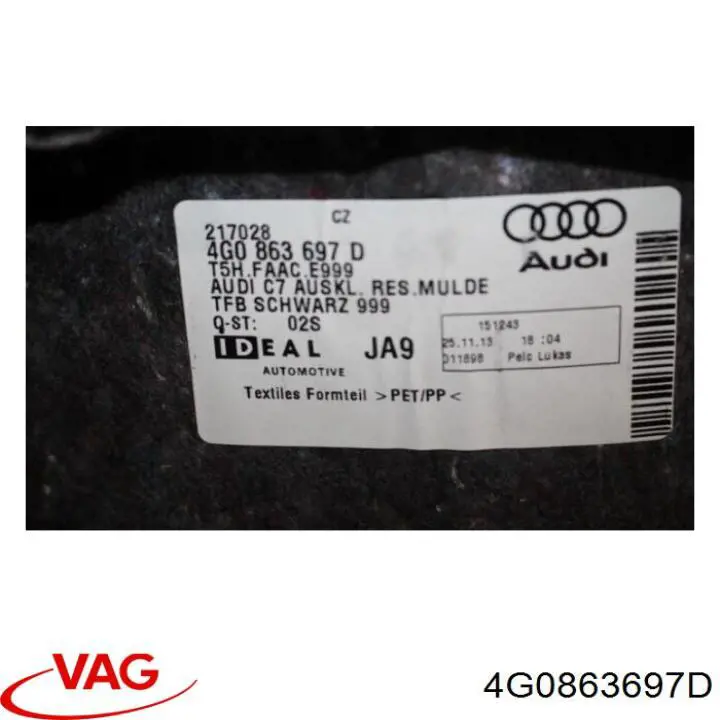  4G0863697B VAG