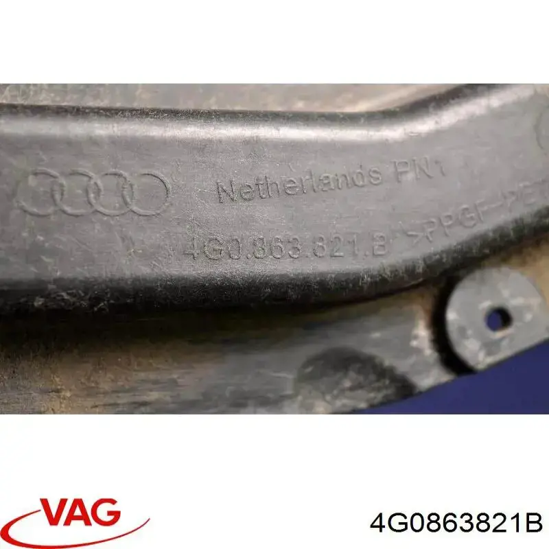 Купити 4G0863821B VAG Захист двигуна передній