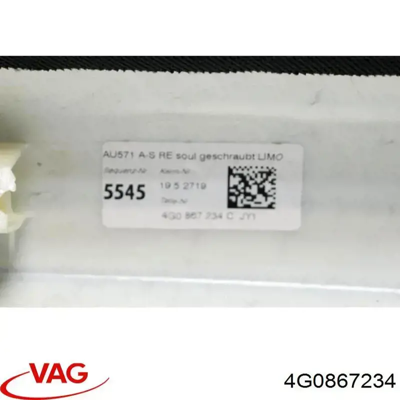 Купити 4G0867234 VAG Обшивка стійки кузова внутрішня, передня права
