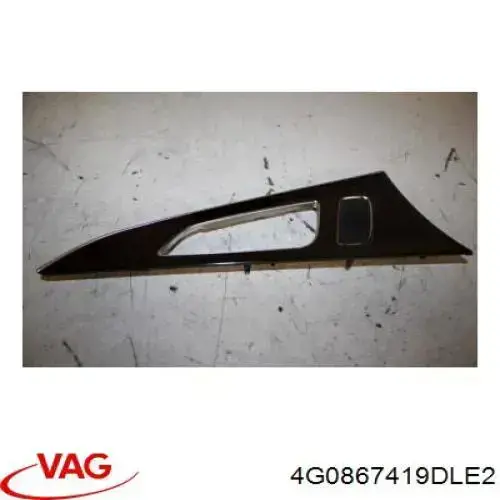 4G0867419DLE2 VAG Облицювання внутрішньої ручки двері, задньої, лівої
