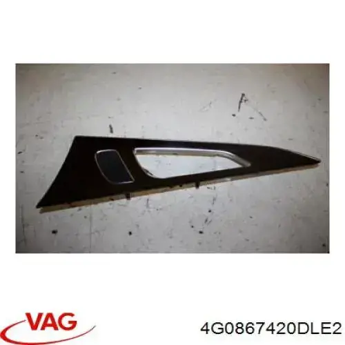 4G0867420DLE2 VAG Облицювання внутрішньої ручки дверей, задньої, правої