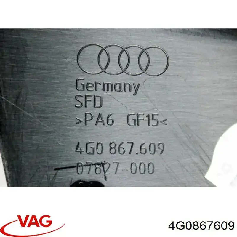 Обшивка-облицювання п'ятих дверей VAG 4G0867609 ціна, від 4.23 USD